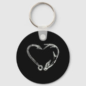 魚釣り&シェッドハンターアントラーエルクディアー狩り キーホルダー (正面)