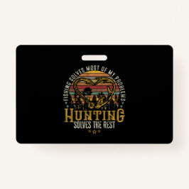 魚釣り&シェッドハンターアントラーエルクディアー狩り バッジ