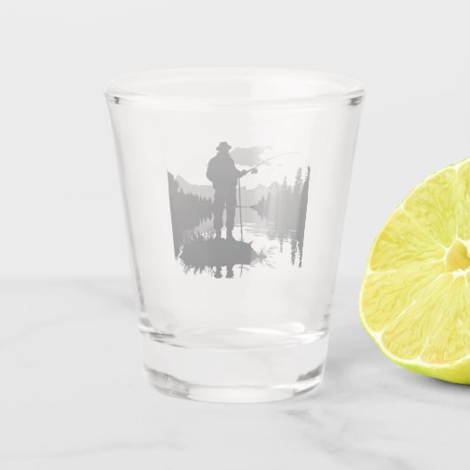 魚釣り ショットグラス (裏面)