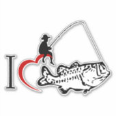 魚釣り シール (正面)