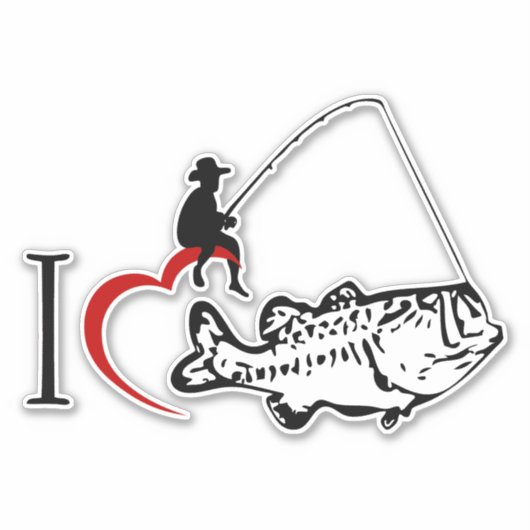 魚釣り シール (正面)