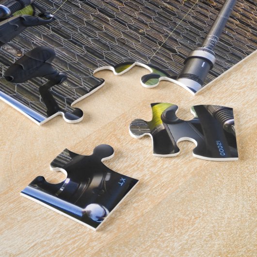 魚釣り ジグソーパズル (側面)