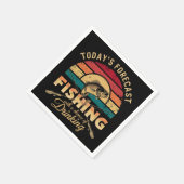 魚釣り スタンダードカクテルナプキン (角)