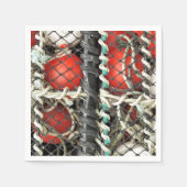 魚釣り スタンダードカクテルナプキン (正面)