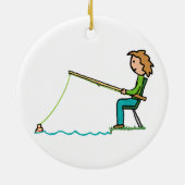 魚釣り セラミックオーナメント (裏面)