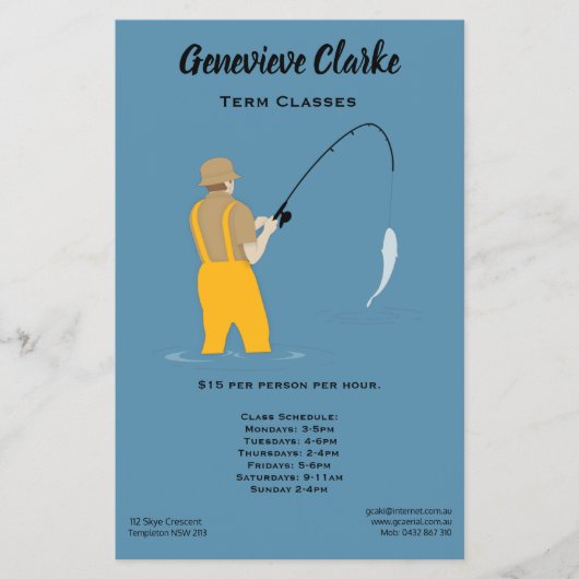 魚釣り チラシ (正面)