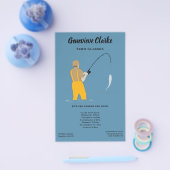 魚釣り チラシ (シングル)