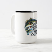 魚釣り ツートーンマグカップ (正面左)