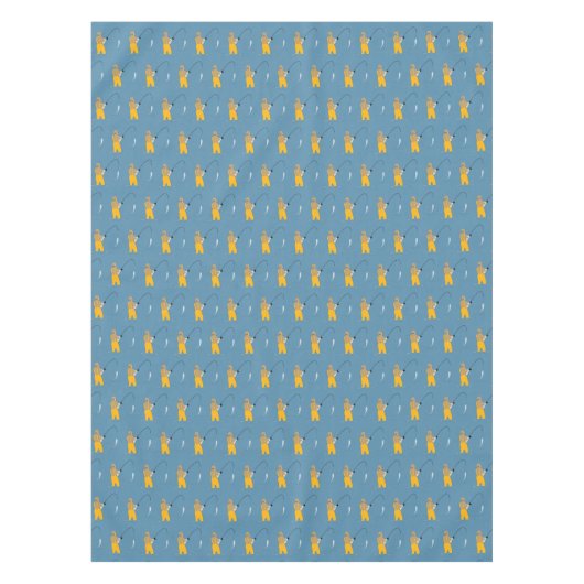 魚釣り テーブルクロス (正面)