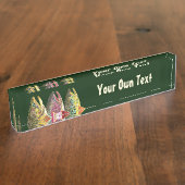 魚釣り デスクネームプレート (側面)