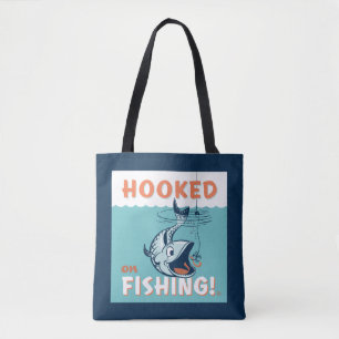 魚釣り トートバッグ