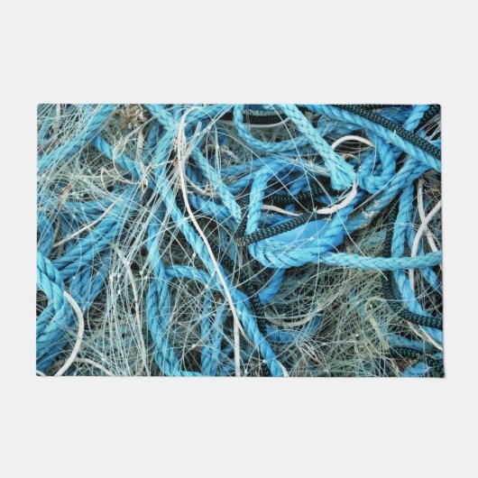 魚釣り ドアマット (正面)