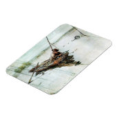 魚釣り（ネット付き） 1905 マグネット (左側)