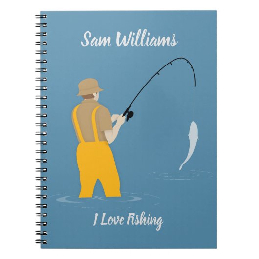 魚釣り ノートブック (正面)