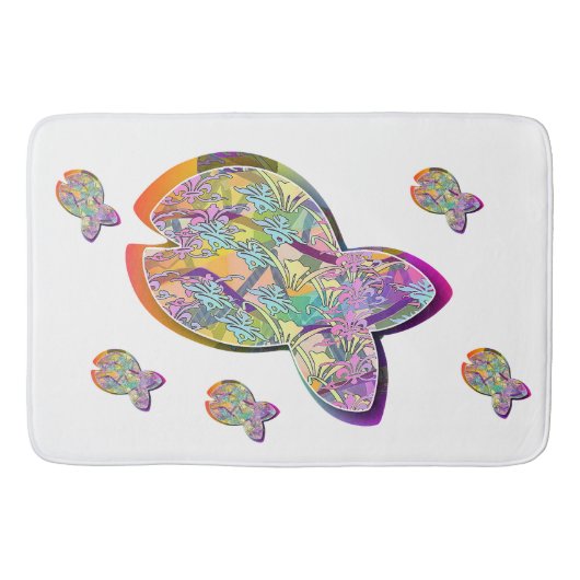 魚釣り バスマット (正面)