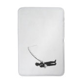 魚釣り バスマット (正面縦)