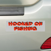 魚釣り バンパーステッカー (車上)