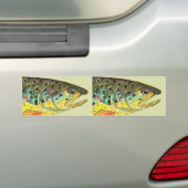 魚釣り バンパーステッカー (車上)
