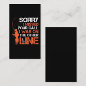 魚釣り·ファーザー·アングおもしろいラー·リタイアメント·フィッシャーマン 名刺 (正面/裏面)