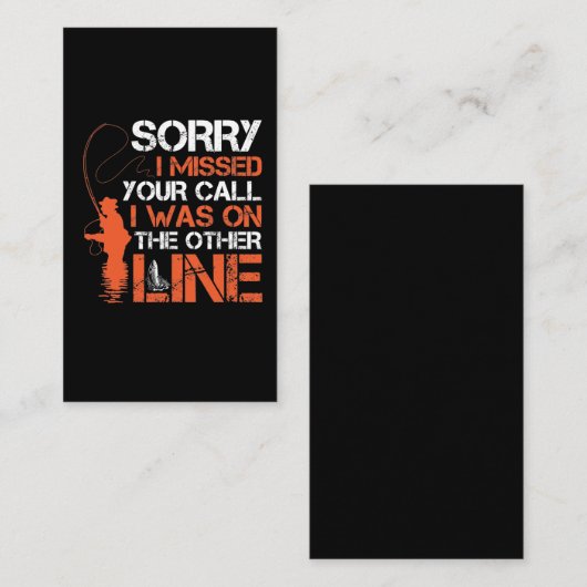 魚釣り·ファーザー·アングおもしろいラー·リタイアメント·フィッシャーマン 名刺 (正面/裏面)