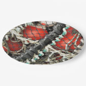 魚釣り ペーパープレート (アングル)