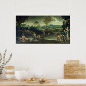 魚釣り ポスター (キッチン)