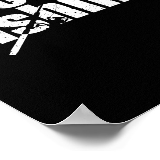 魚釣り ポスター (角)