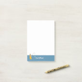 魚釣り ポストイット (デスク上)