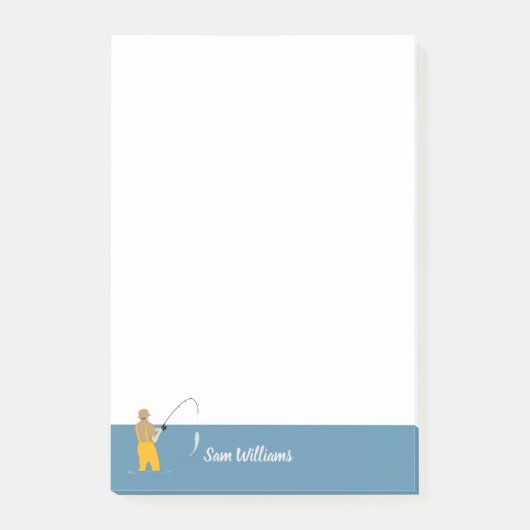 魚釣り ポストイット (正面)