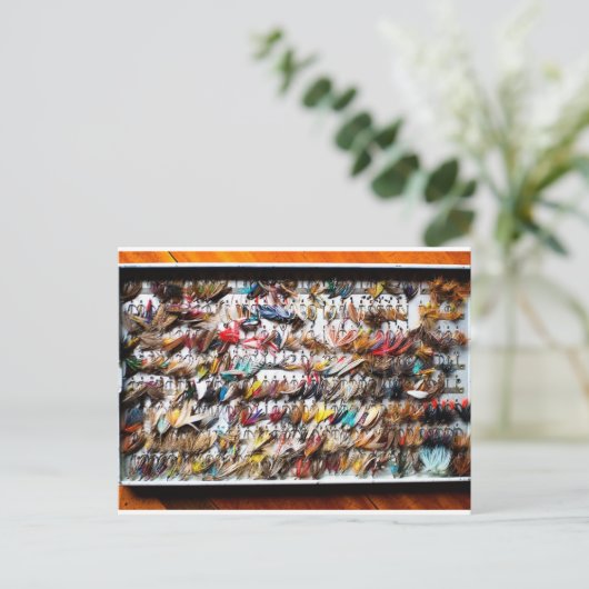 魚釣り ポストカード (スタンド正面)