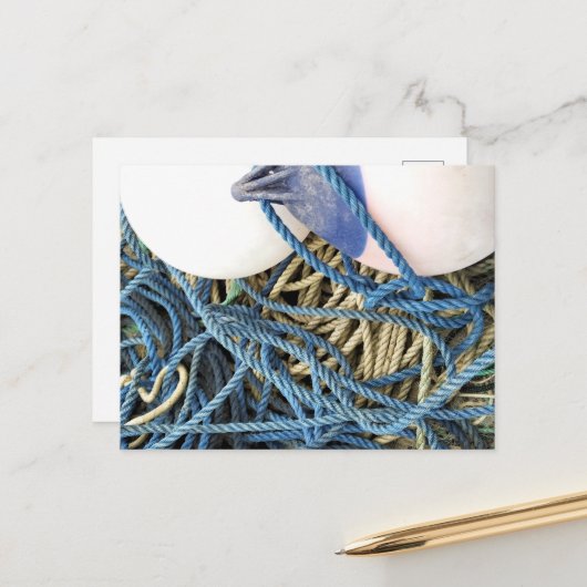 魚釣り ポストカード (正面/裏面インサイチュ)