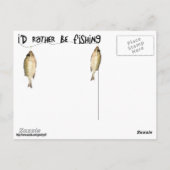 魚釣り ポストカード (裏面)