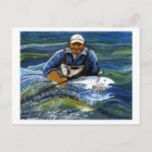 魚釣り ポストカード (正面)