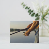 魚釣り ポストカード (スタンド正面)