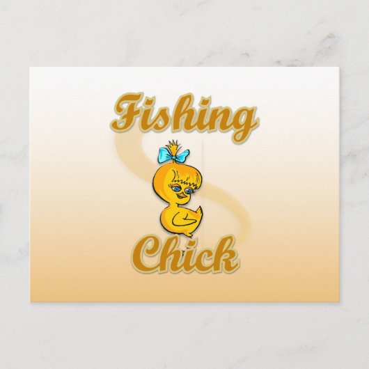 魚釣り ポストカード (正面)