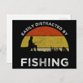 魚釣り ポストカード (正面/裏面)