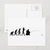 魚釣り ポストカード (正面/裏面)