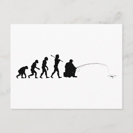 魚釣り ポストカード (正面)