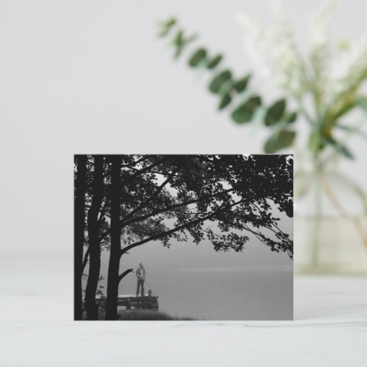 魚釣り ポストカード (スタンド正面)