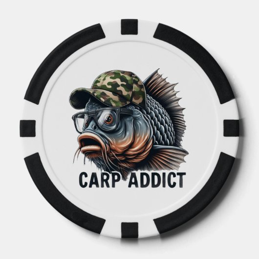 魚釣り ポーカーチップ (正面)