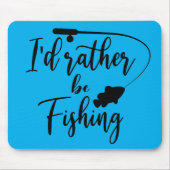 魚釣り マウスパッド (正面)