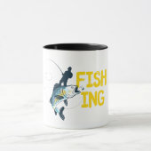 魚釣り マグカップ (中央)