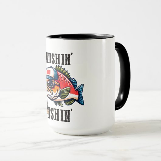 魚釣り マグカップ (正面右)