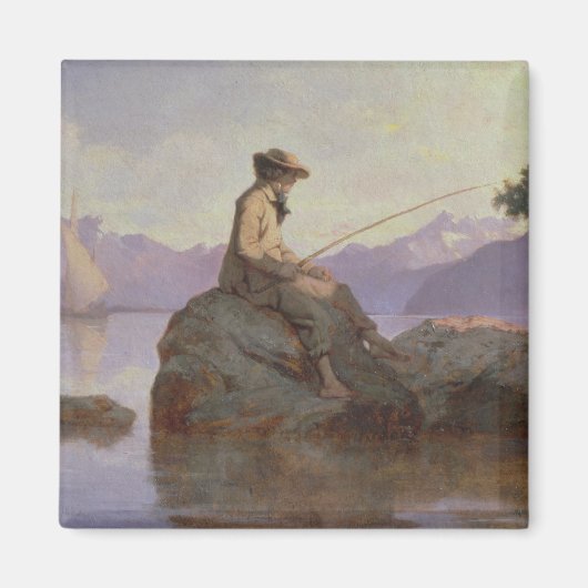 魚釣り マグネット (正面)