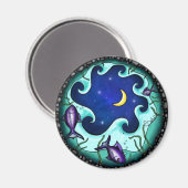 魚釣り マグネット (正面/裏面)