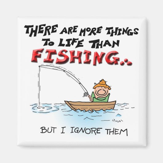 魚釣り マグネット (正面)