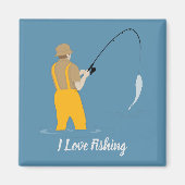 魚釣り マグネット (正面)