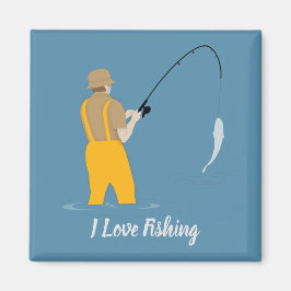 魚釣り マグネット