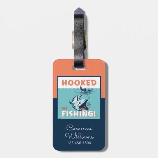 魚釣り ラゲッジタグ (裏面縦)