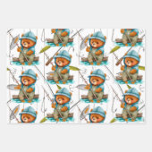 魚釣り ラッピングペーパーシート (正面)